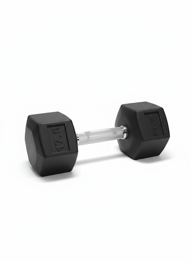 XP Rubber Hex Dumbbell